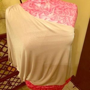 NWT Jennifer Lopez Gorgeous Gold Top